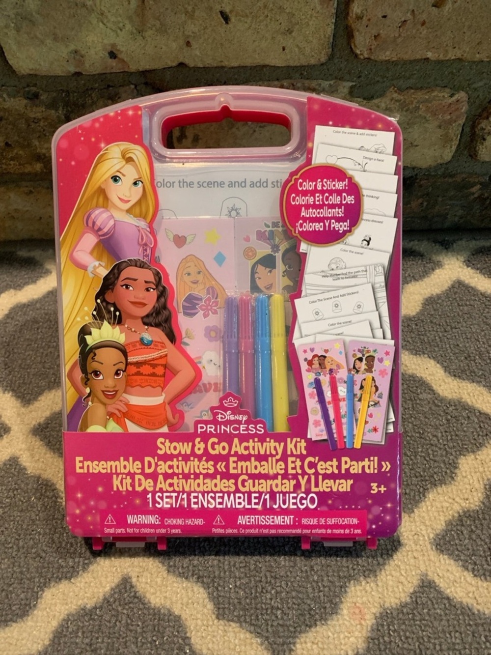 Disney Princess Stow & Go Activity Kit Craft Set